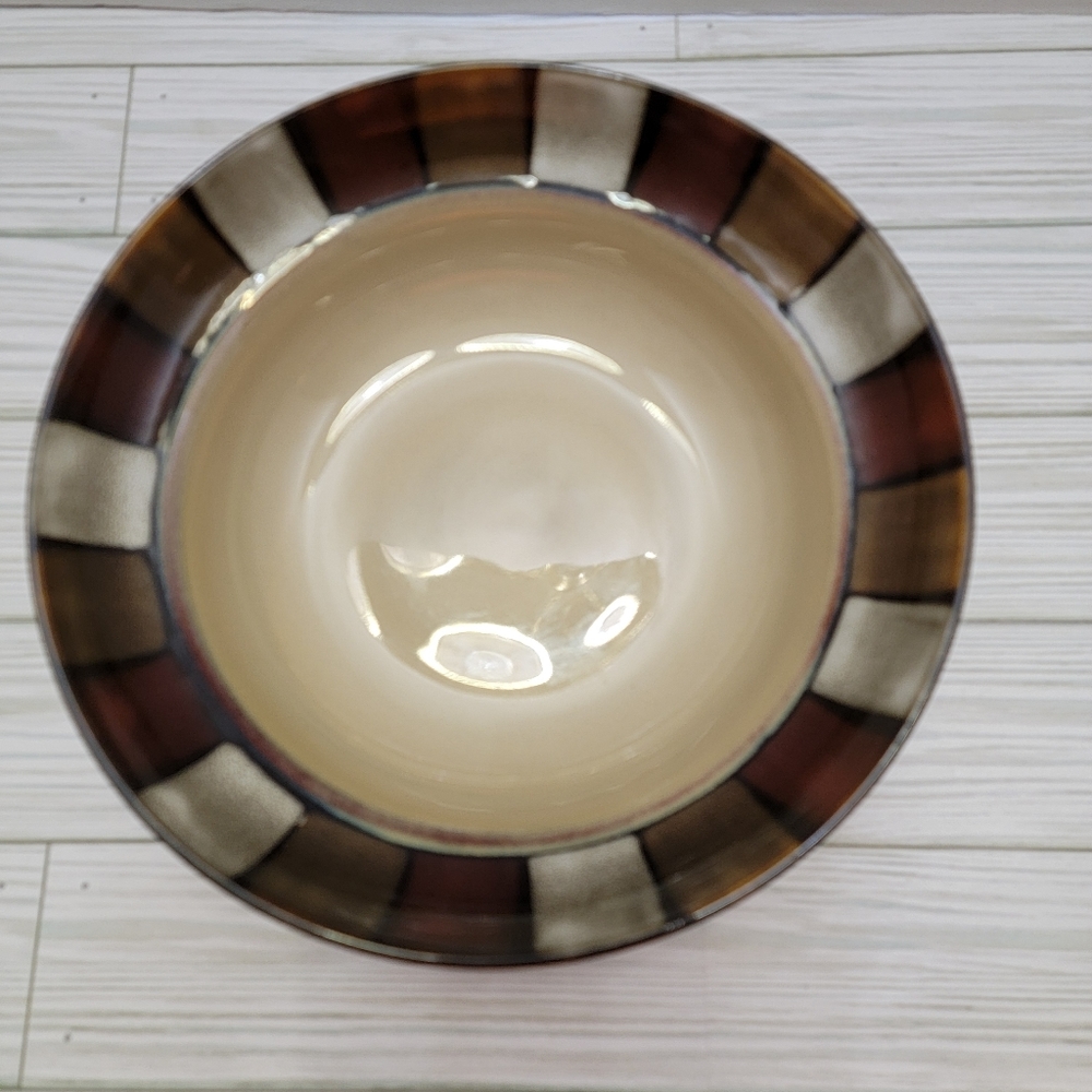 Pfaltzgraff TAOS Pattern Everyday Serving Bowl 9 3/4" Earthtone Colors
